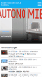 Mobile Screenshot of kunsthochschulekassel.de